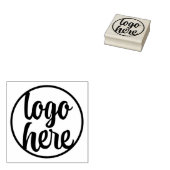 Business Logo Custom Rubberstempel (Gestempeld)