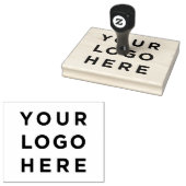 Business Logo Custom Rubberstempel (Gestempeld)