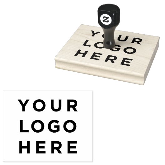 Business Logo Custom Rubberstempel (Gestempeld)