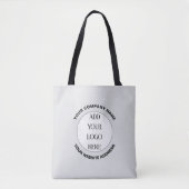 Business Logo Custom  Tote Bag (Voorkant)