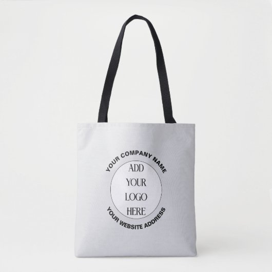 Business Logo Custom  Tote Bag (Voorkant)