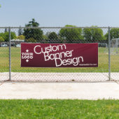 Business Logo Custom Vinyl Long Banner (Insitu)