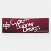 Business Logo Custom Vinyl Long Banner (Horizontaal)