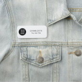 Business Logo DIY Medewerkers Aangepast Naamplaatje (In situ)