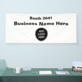 Business Logo Editable Trade Show Banner (Beurs)