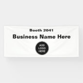 Business Logo Editable Trade Show Banner (Horizontaal)
