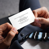 Business Logo Eenvoudig minimalistisch script Afsprakenkaartje