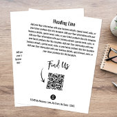 Business Logo Eenvoudige minimalistische flyer