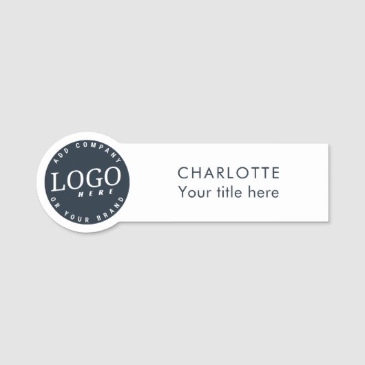 Business Logo Employee Conference Naamplaatje (Voorkant)