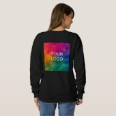 Business Logo Employee Women's Double Sided Bulk Trui (Achterkant volledig)