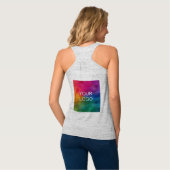 Business Logo Employee Women's Double Sided Tanktop (Volledige Achterkant)