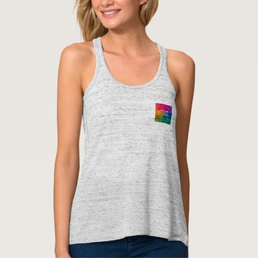 Business Logo Employee Women's Double Sided Tanktop (Voorkant)