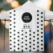 Business Logo Event Stap & Herhaal Volg ons Wandkleed