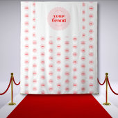 Business Logo Event Step & Repeat Achtergrond Wandkleed