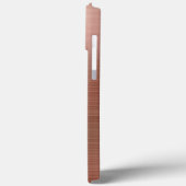 Business Logo Faux Roos Gold Foil Case-Mate iPhone Case (Achterkant / Links)