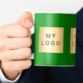 Business logo forest groen koffiemok