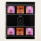 Business logo foto collage zwart wit planner (Voorkant)