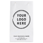 Business Logo Gepersonaliseerd Klein Cadeauzakje (Voorkant)