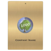 Business Logo Gold Klembord (Achterkant)