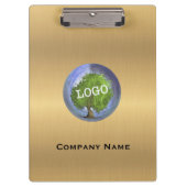 Business Logo Gold Klembord (Voorkant)
