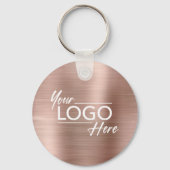 Business Logo Gold Sleutelhanger (Voorkant)