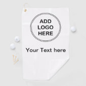 Business Logo Golf Towels Golfhanddoek (Insitu)