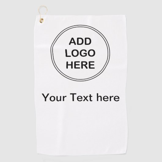 Business Logo Golf Towels Golfhanddoek (Voorkant)