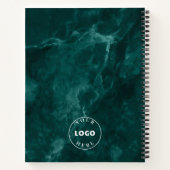 Business Logo Green Custom Notitieboek (Achterkant)