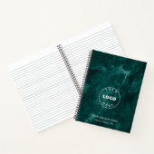 Business Logo Green Custom Notitieboek (Binnen)