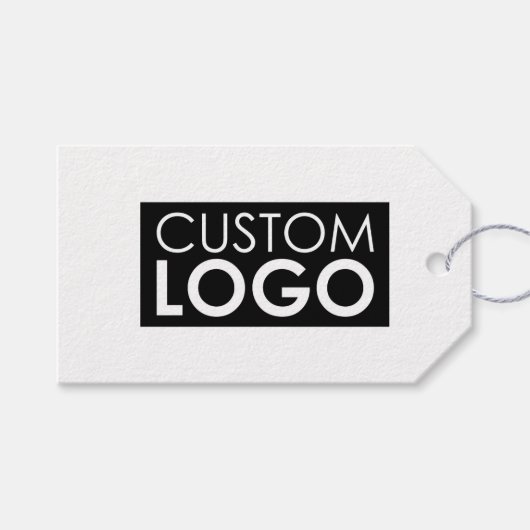 Business Logo Hang Label Kleding Swing Labels Mode Cadeaulabel (Voorkant (Horizontaal))