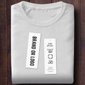 Business Logo Hang Label Kleding Zeggen Details
