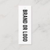 Business Logo Hang Label Kleding Zeggen Details (Voorkant)