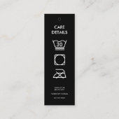 Business Logo Hang Label Kleding Zeggen Details (Achterkant)