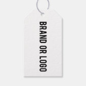 Business Logo Hang Label Kleding Zeggen Details Cadeaulabel (Voorkant)