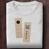 Business Logo Hang Label Kleding Zingende Prijs La