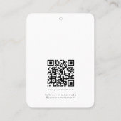 Business Logo Hang Label Kleding Zingende Prijs La (Achterkant)