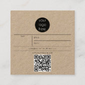 Business Logo Hang Label Price Clothing Swing Labe (Voorkant)