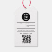Business Logo Hang Label Price Clothing Swing Labe Cadeaulabel (Voorkant)