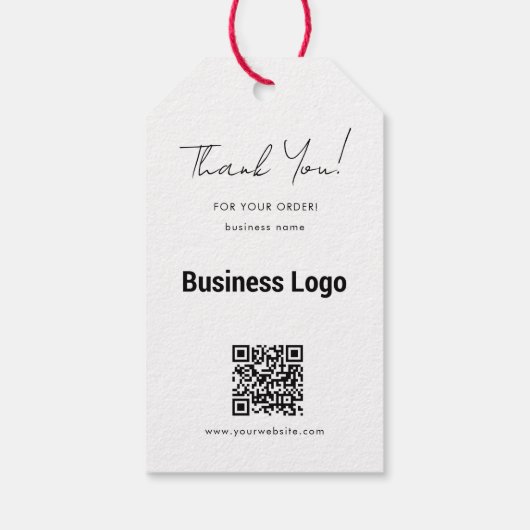 Business Logo Hang Label Price Clothing Swing Labe Cadeaulabel (Achterkant)