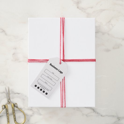 Business Logo Hang Label Price Clothing Swing Labe Cadeaulabel (Met Touw)