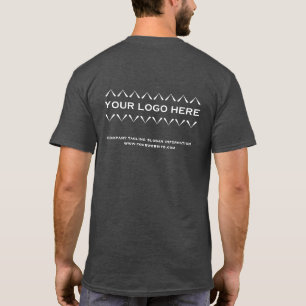 Business Logo Heather Gray T-shirt