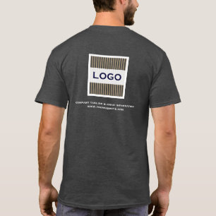 Business Logo Heather Gray T-shirt