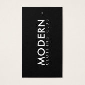 Business Logo Label Clothing Hang Label Visitekaartje (Voorkant)