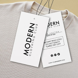 Business Logo Label Clothing Hang Label Visitekaartje