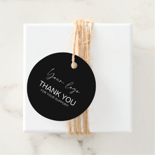 Business Logo Label Hang Label (In situ)