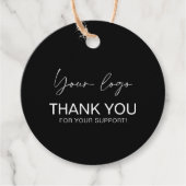 Business Logo Label Hang Label (Voorkant)