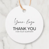 Business Logo Label Hang Label (Voorkant)