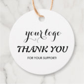 Business Logo Label Hang Label (Voorkant)