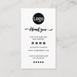 Business Logo Label Hang Label