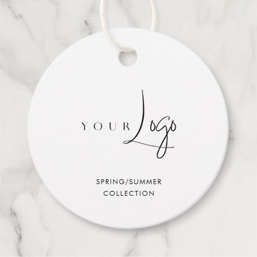 Business Logo Label Hang Label (Voorkant)